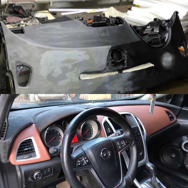 Opel Astra j 2013 седан салон