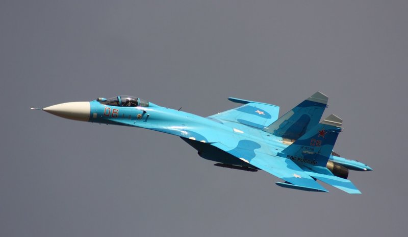 Су-27 реактивный самолёт
