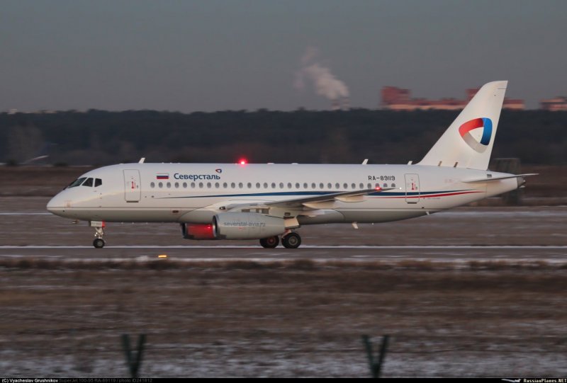 Sukhoi Superjet 100-95 Северсталь