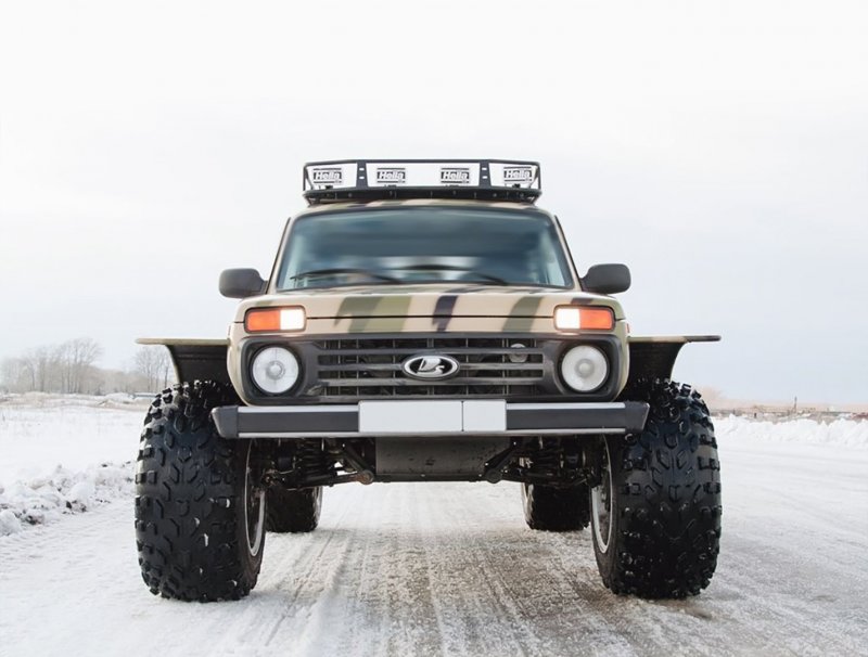 Lada 4x4: снегоболотоход,