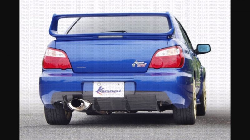 Subaru Impreza WRX STI 2004 сзади