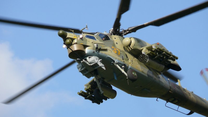 Ми-28уб учебно-боевой вертолет