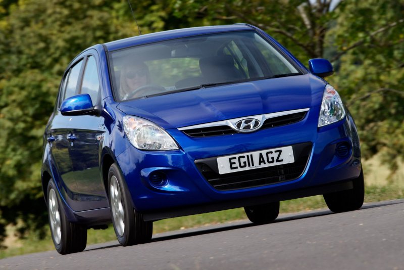 Hyundai i20 голубой
