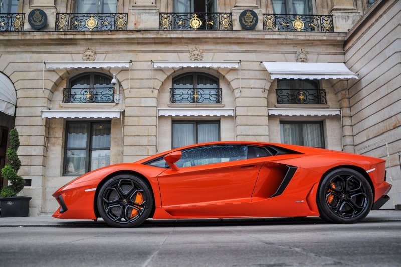 Lamborghini, Orange, Aventador, lp700-4