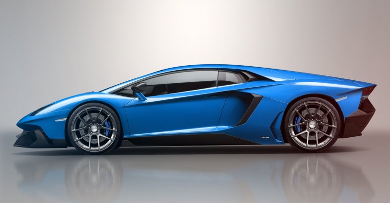 Lamborghini Aventador lp700 синий