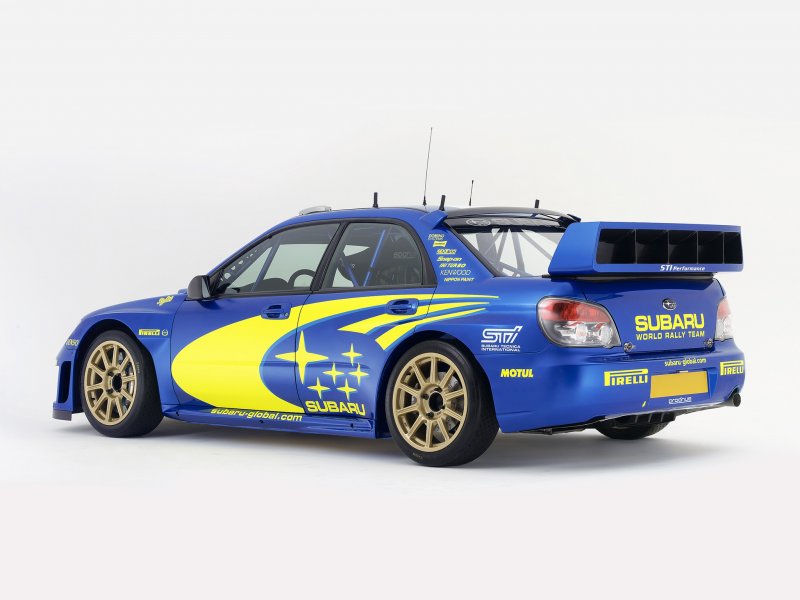 Гоночная Субару STI