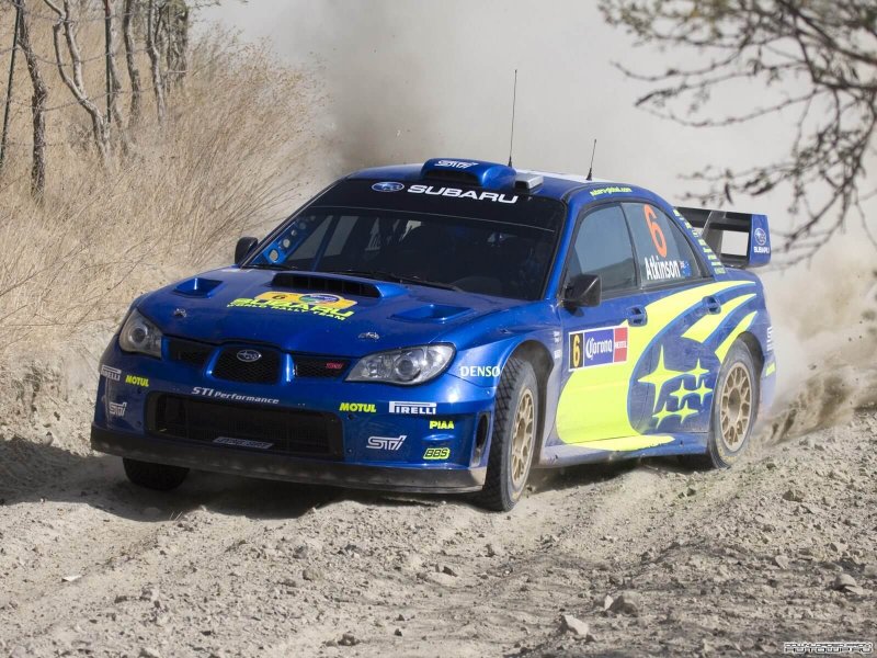 Гоночная Субару STI
