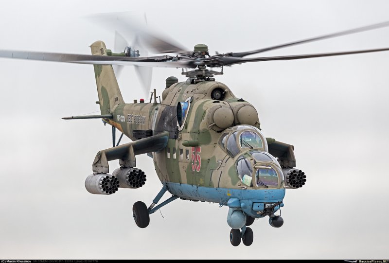 Военный вертолет ми 24