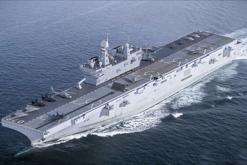 Десантный корабль Китая Type 075