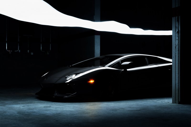 Lamborghini 4k Black