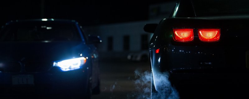 Авто ночью