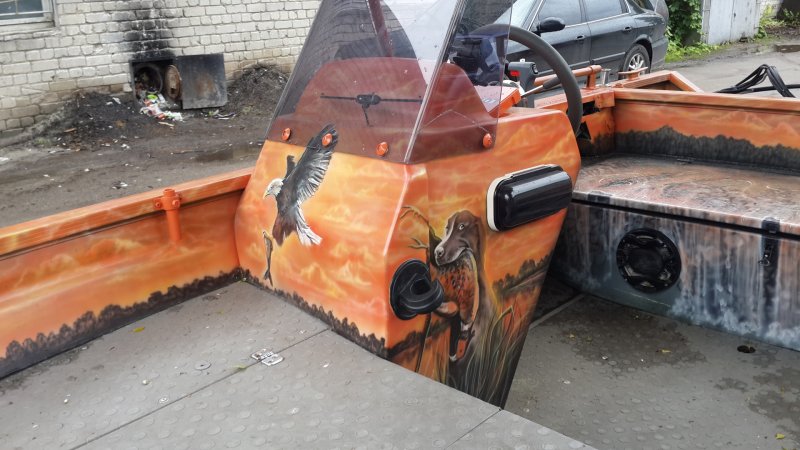 Аэрография на лодках и катерах
