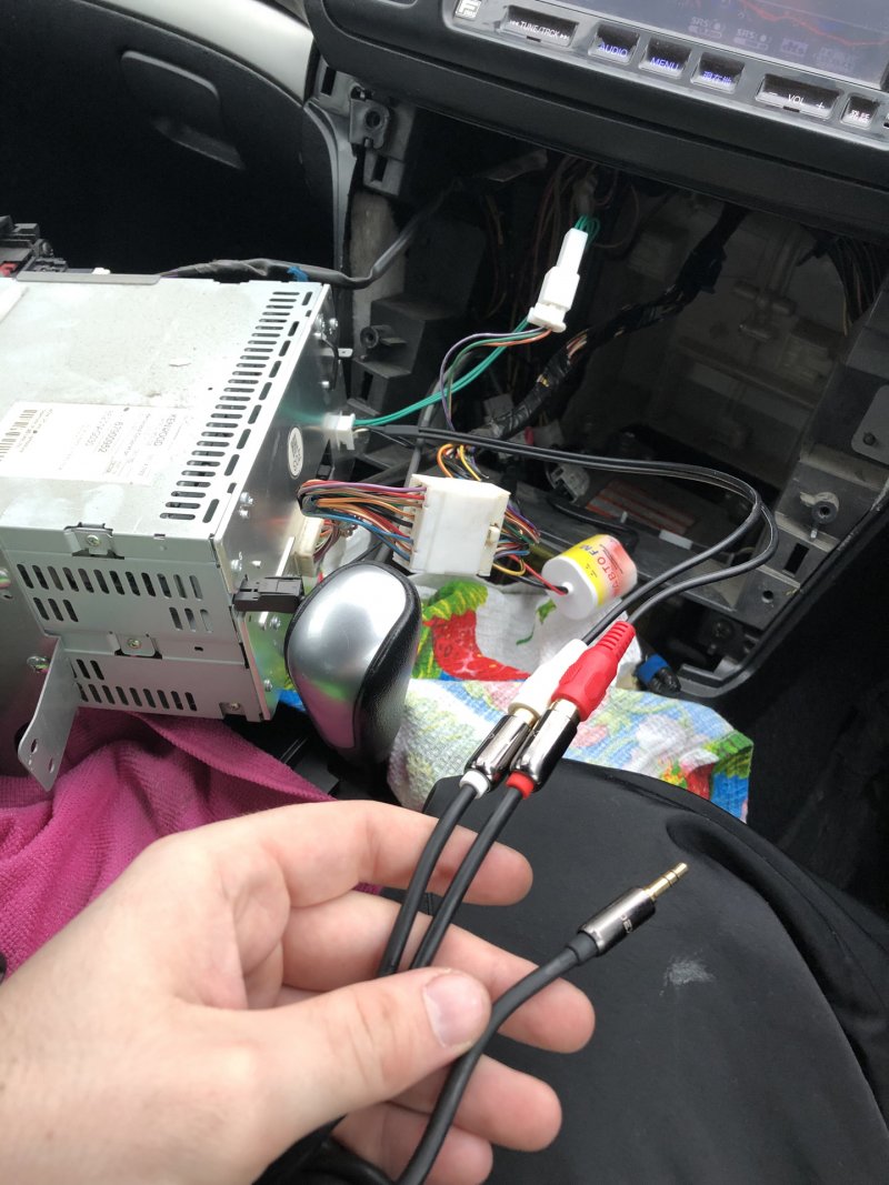 Aux к штатной магнитоле 50 APS