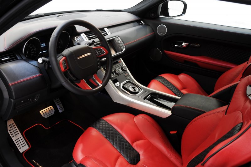 Range Rover Evoque черный салон