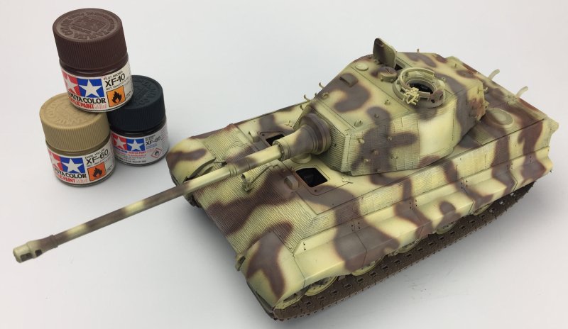 Королевский тигр танк камуфляж