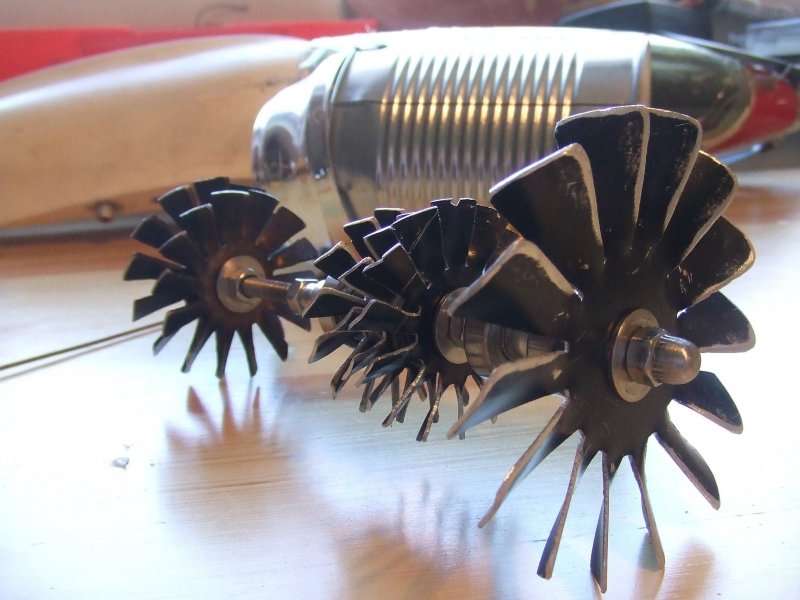 Micro Jet Turbine with Fan