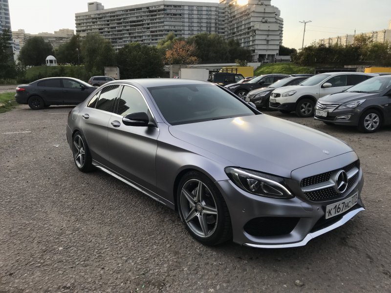 Мерседес с w205 серый
