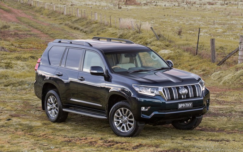 Toyota Land Cruiser Prado 2018 черный