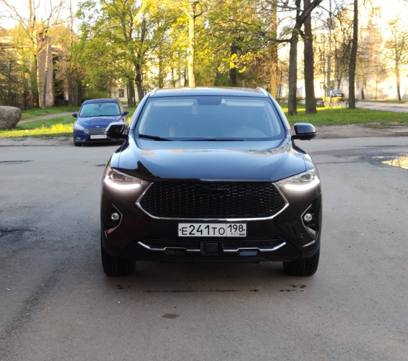 Haval f7 черный антихром