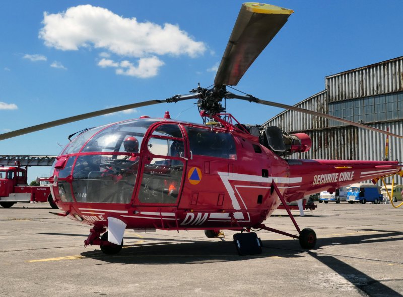 Вертолет sa 316b"Alouette"III.фото