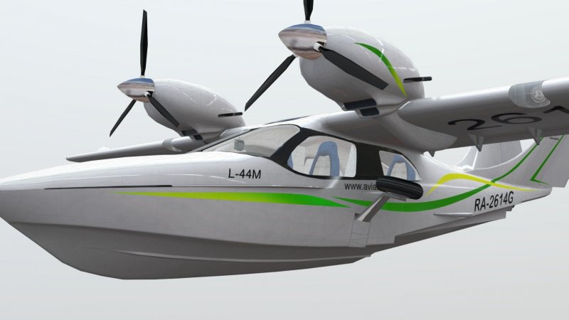 Самолет-амфибия л-42 "Чайка"