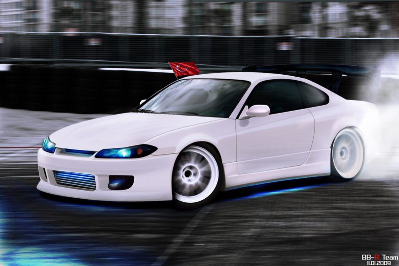 Nissan Silvia s15 белая