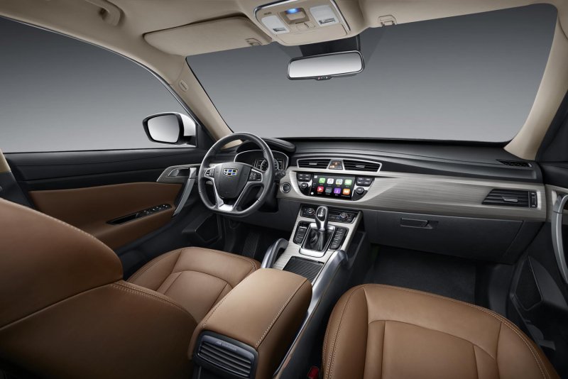 Geely Atlas 2019 интерьер