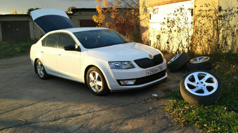 Skoda Octavia 3 на дисках