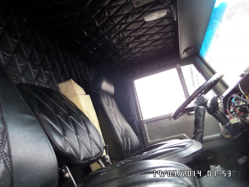 КАМАЗ 65115 зерновоз кабина внутри