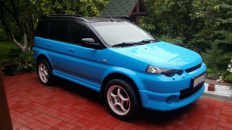 Honda HR-V 2002. Васильковый цвет