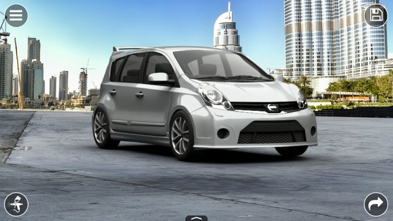 Тюнингованный Nissan Note 2008 года