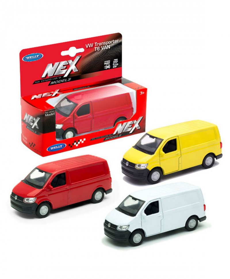 Машинка Welly Volkswagen Transporter t6