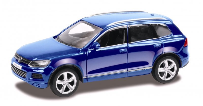Машина Volkswagen Touareg синяя 1:43