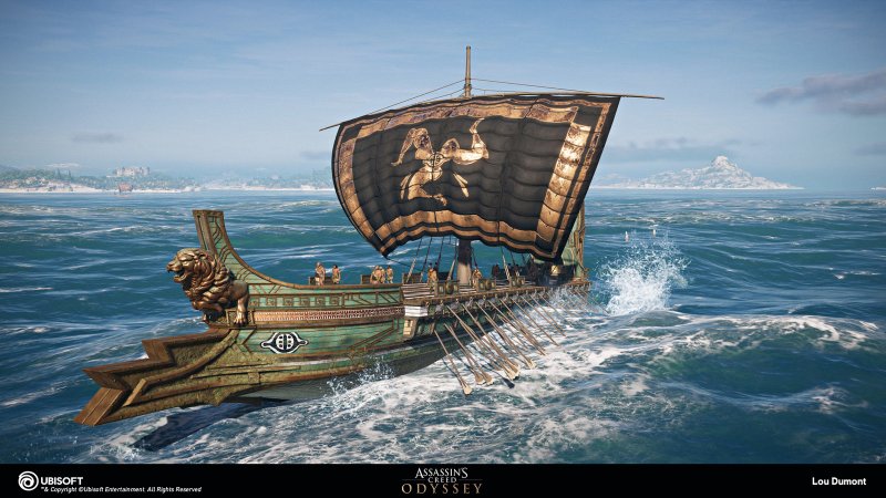 Assassins Creed Odyssey трирема