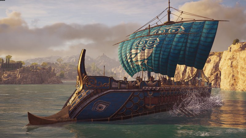 Assassin's Creed Odyssey корабль