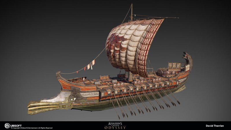 Триема корабль в Assassins Creed Odyssey