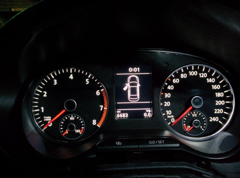 VW Polo комбинация приборов
