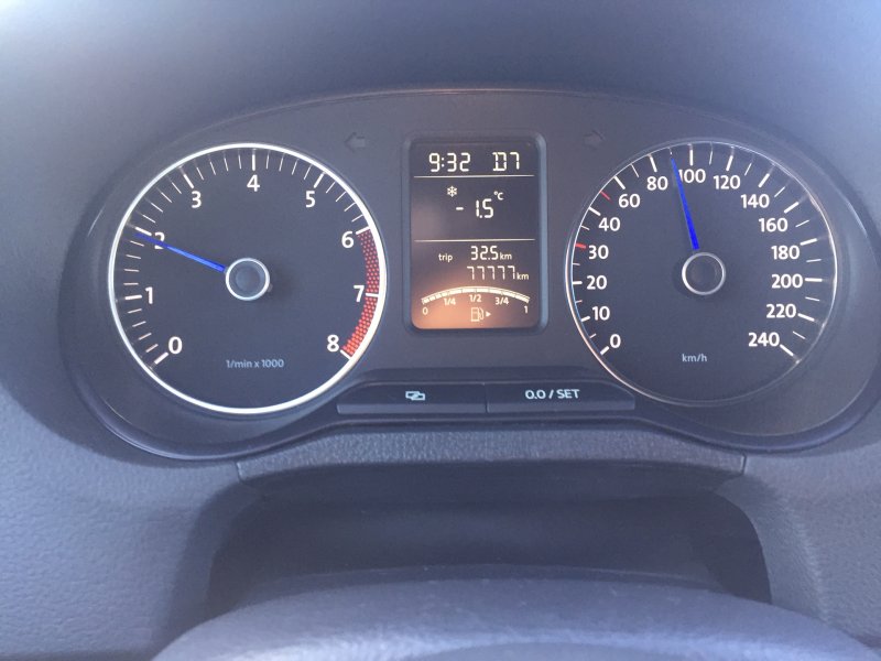 Volkswagen Polo приборная панель