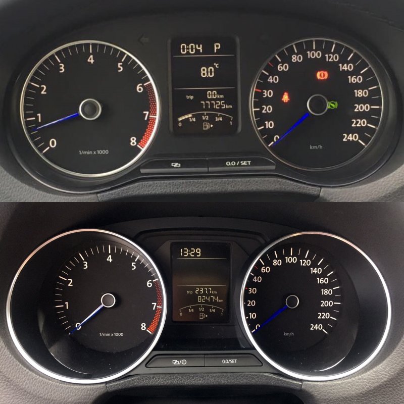 Volkswagen Polo sedan приборная панель