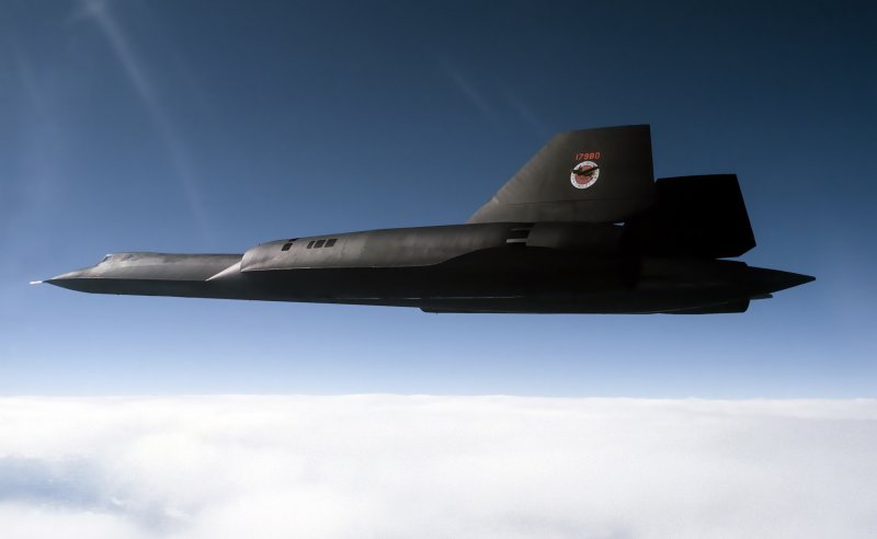 SR-71 Blackbird черный Дрозд