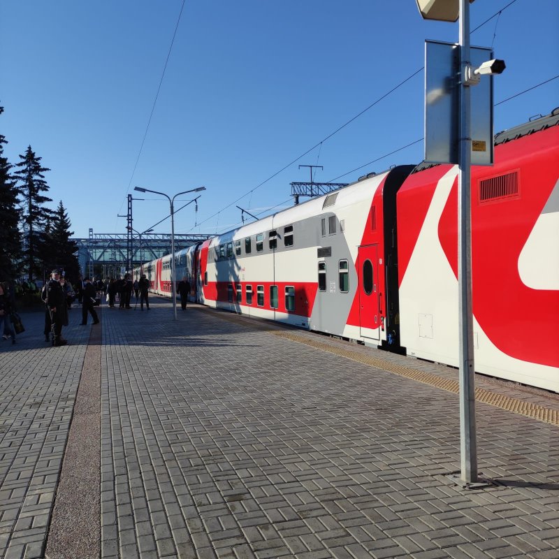 РЖД двухэтажные вагоны на Мурманск