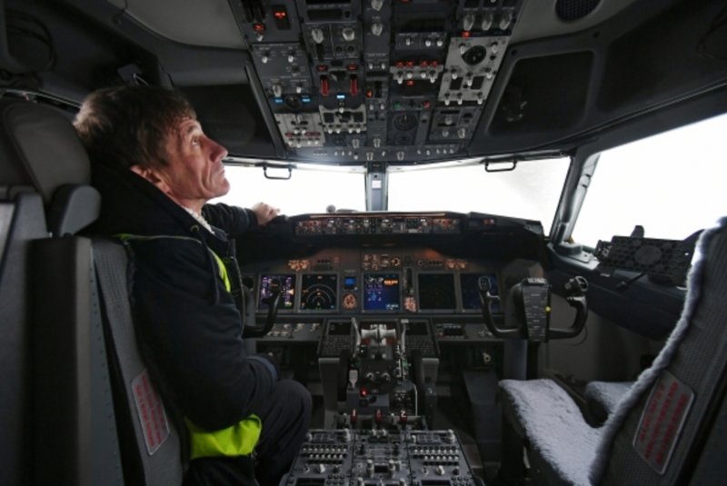 Боинг 737-800 кабина пилотов