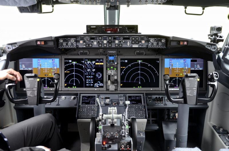 Кабина Боинг 737-800