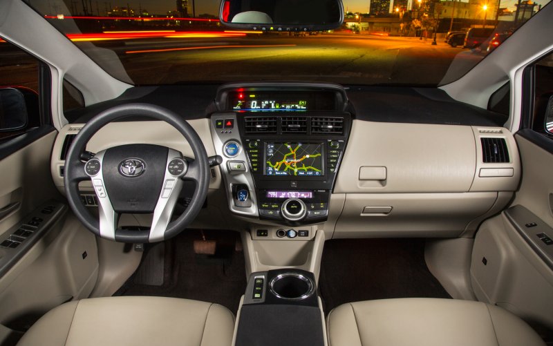 Toyota Prius v Interior