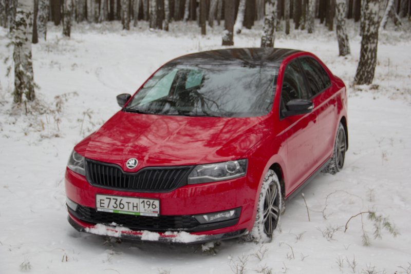 Красные Skoda супер