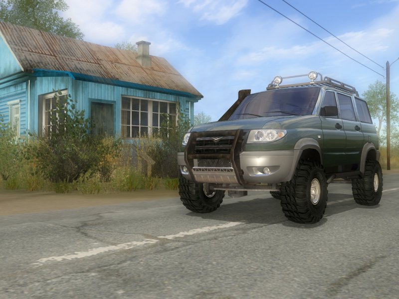 Полный привод УАЗ 4x4