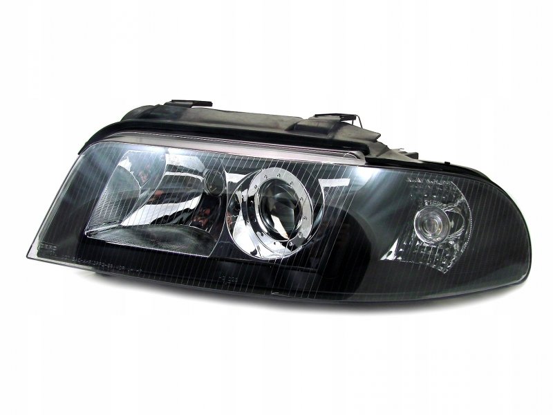 Чёрные фары Depo Audi a4 b5