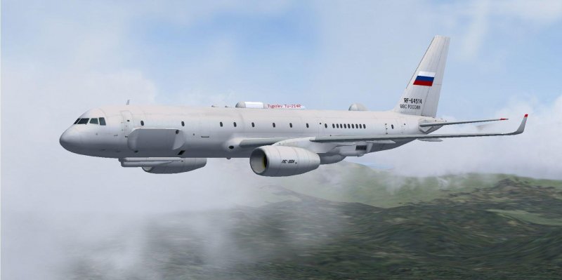 Самолет ДРЛОИУ ту-214р Порубщик