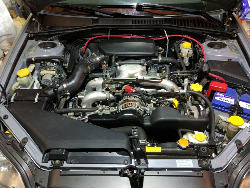Subaru Impreza WRX 2008 подкапотка