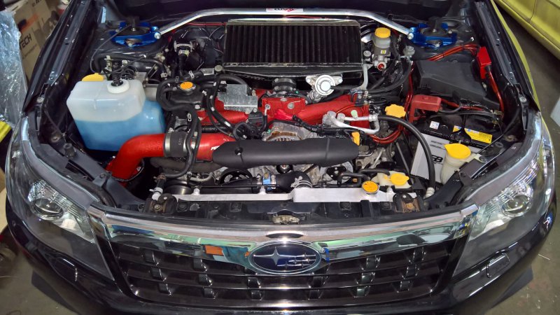 Subaru STI под капотом
